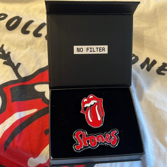 Rolling Stones Enamel Pin Box Set - Picture 2 of 6